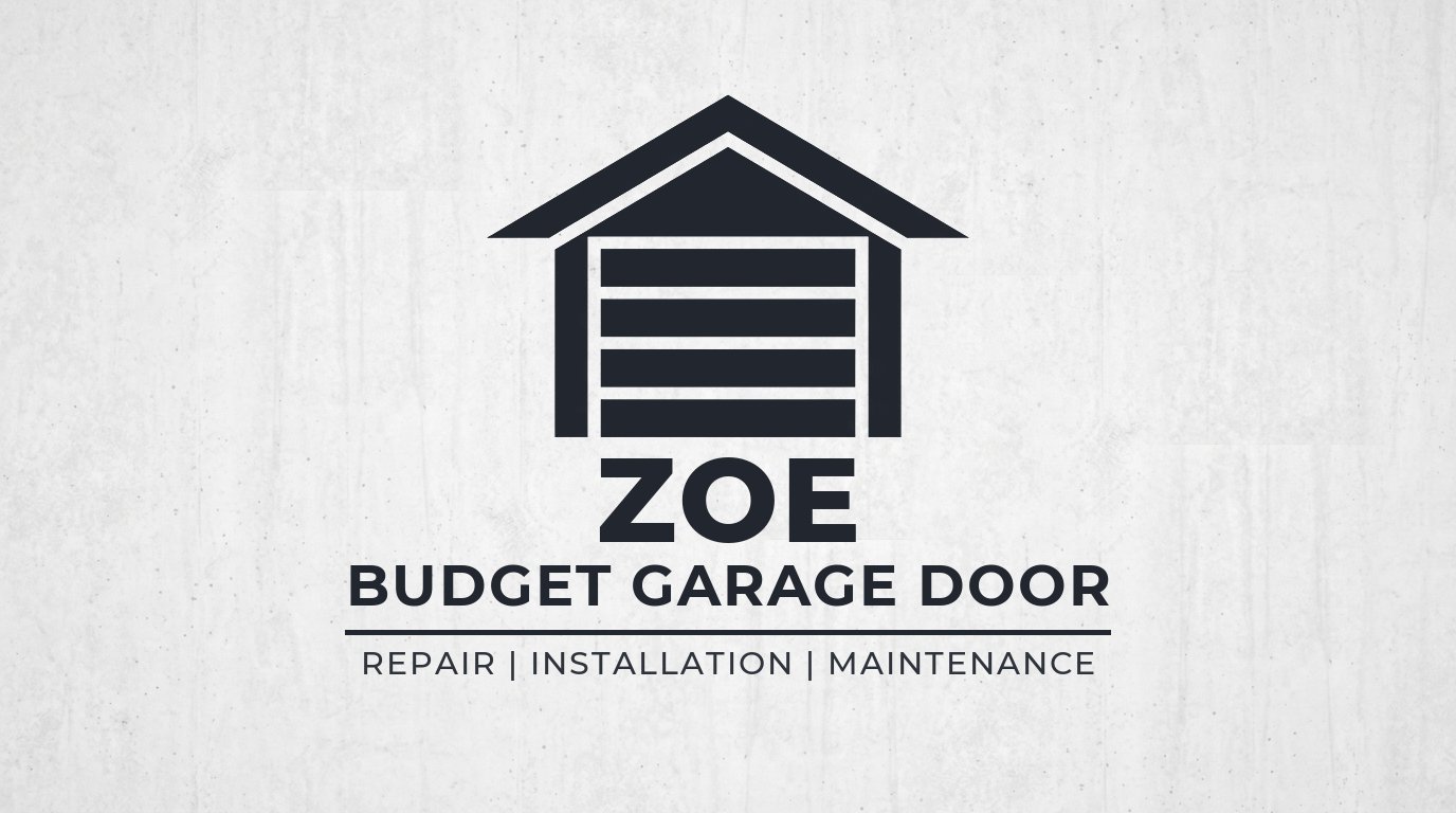 Zoe Budget Garage Door Logo